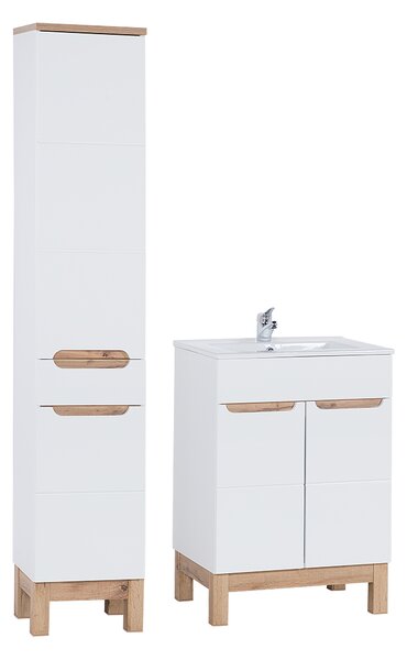 Comad Set kúpeľňového nábytku Bali White 60 biela lesk