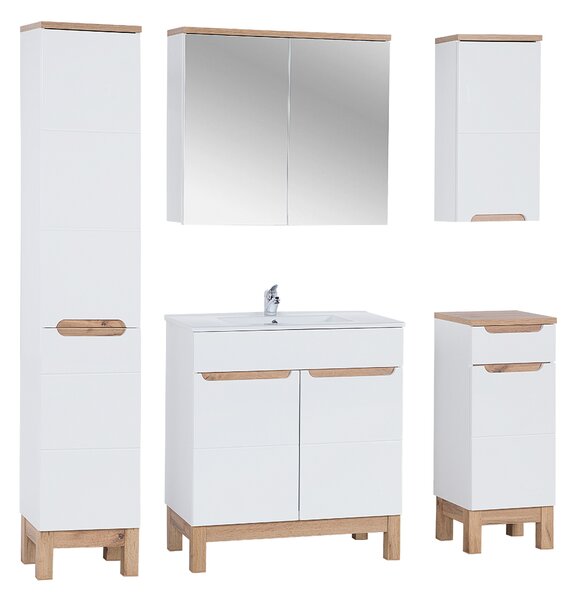 Comad Set kúpeľňového nábytku Bali White 80 biela 1