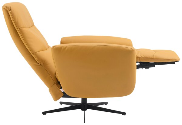 RELAXAČNÉ KRESLO, textil, koža, žltá Livetastic - Online Only obývacie izby, Online Only