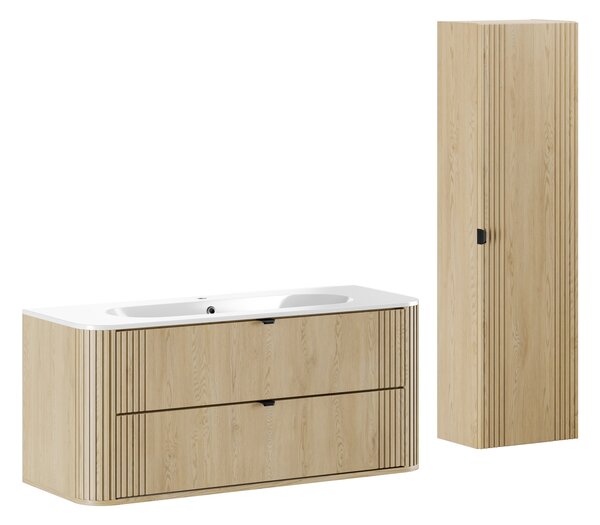 Comad Set kúpeľňového nábytku Ovalia Cremona 120 dub cremona