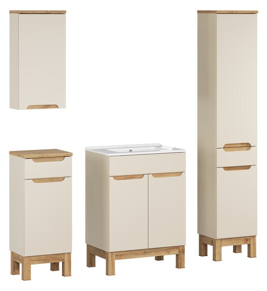 Comad Set kúpeľňového nábytku Bali Cashmere 60 kašmír mat