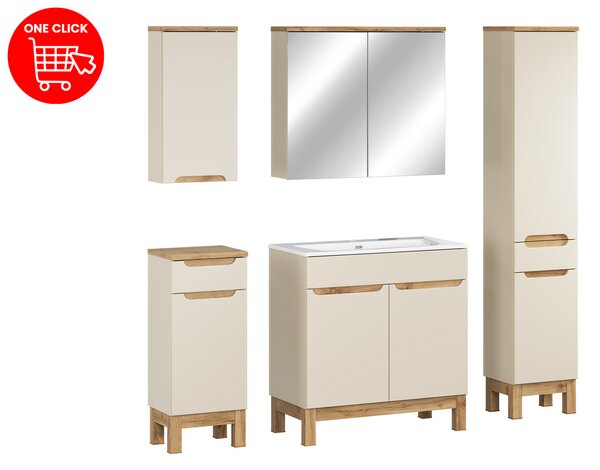 Comad Set kúpeľňového nábytku Bali Cashmere 80 kašmír mat