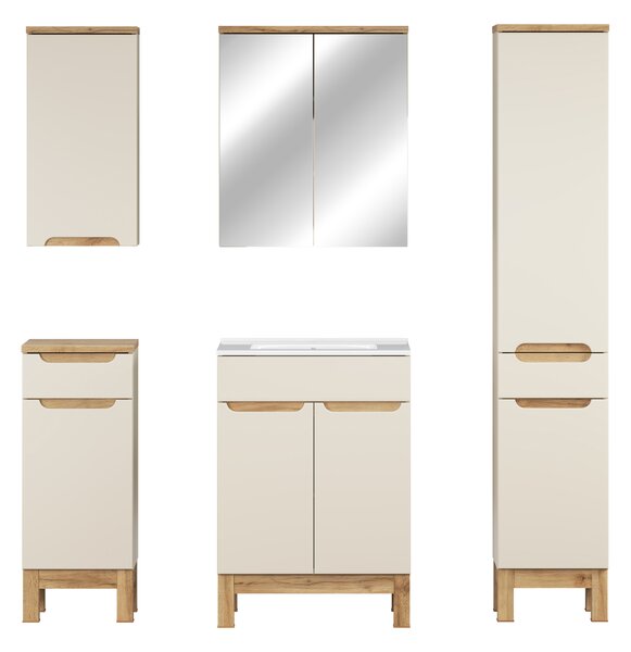 Comad Set kúpeľňového nábytku Bali Cashmere 60 kašmír mat