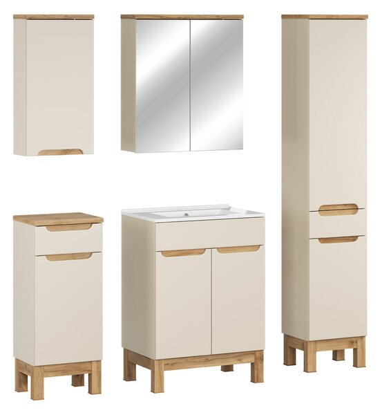 Comad Set kúpeľňového nábytku Bali Cashmere 60 kašmír mat