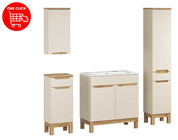 Comad Set kúpeľňového nábytku Bali Cashmere 80 kašmír mat