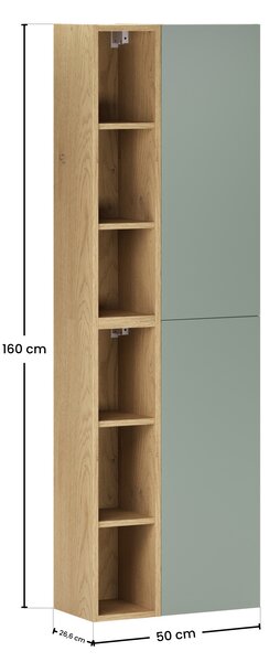 Comad Set kúpeľňového nábytku Aster Green zelená matná