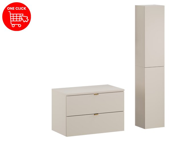 Comad Set kúpeľňového nábytku Dalia Cashmere 80 kašmír mat