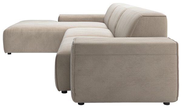 ROHOVÁ SEDAČKA, textil, taupe Livetastic - Sedačky, Online Only