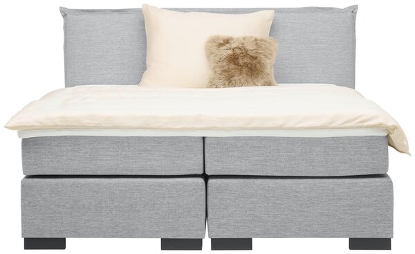 BOXSPRINGOVÁ POSTEĽ, 180/200 cm, antracitová, sivá, béžová, écru MID.YOU - Online Only spálne, Online Only