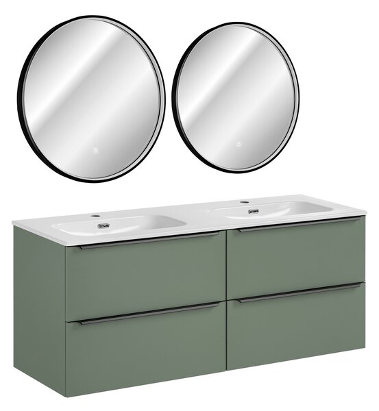 Comad Set kúpeľňového nábytku Sombra Green 140 rákosovo zelená