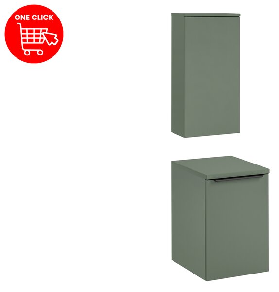 Comad Set kúpeľňového nábytku Sombra Green 40 rákosovo zelená