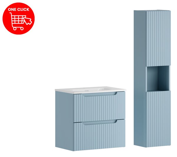 Comad Set kúpeľňového nábytku Nova Denim 60 modrá