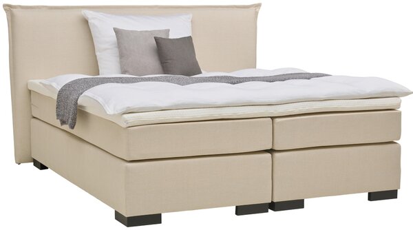 BOXSPRINGOVÁ POSTEĽ, 180/200 cm, béžová MID.YOU - Online Only spálne, Online Only