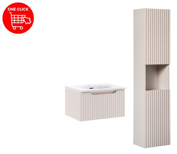 Comad Set kúpeľňového nábytku Nova Cashmere 50 kašmír mat