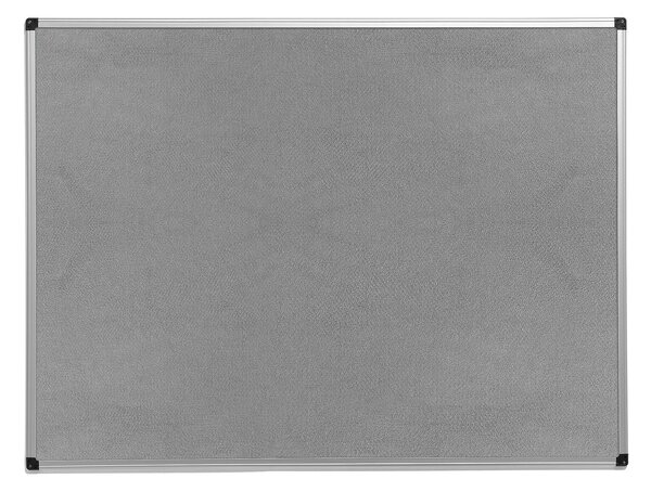 Nástenka s hliníkovým rámom MARIA, 1200x900 mm, šedá