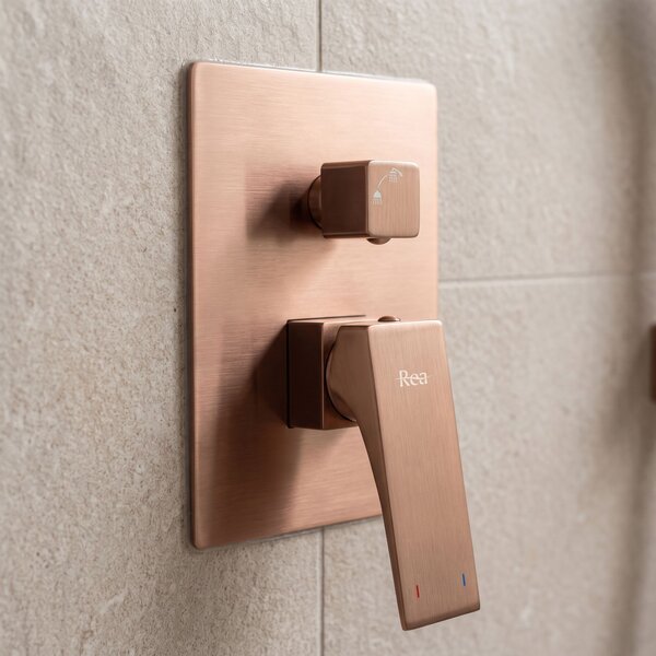 Podomietková sprchová súprava Rea Joe Brush Copper + BOX
