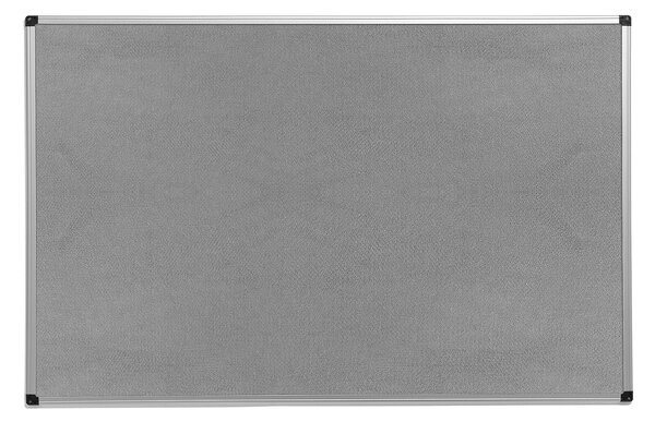 Nástenka s hliníkovým rámom MARIA, 2000x1200 mm, šedá