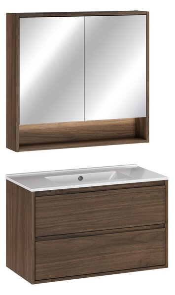 Comad Set kúpeľňového nábytku Viola Villa 80 orech villa