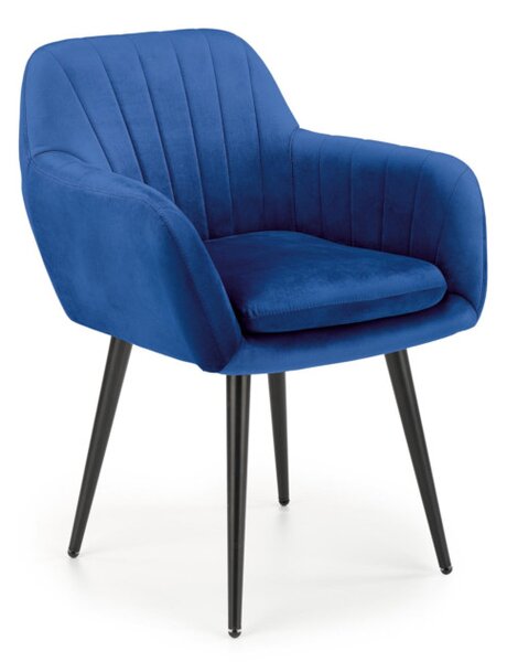 Jedálenská stolička FOXTROT, 58x80x56, modrá