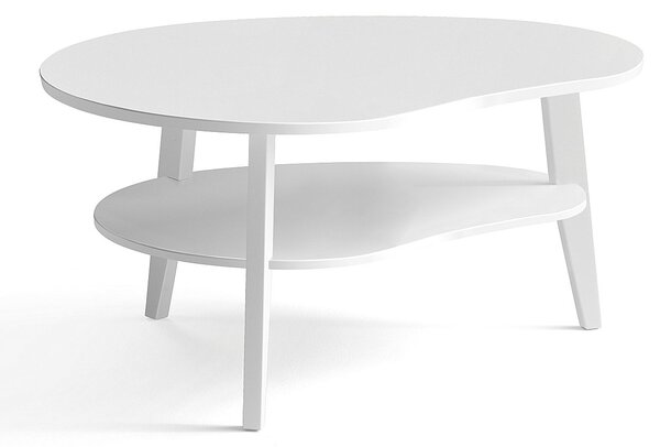 Konferenčný stolík HOLLY, 1000x800 mm, biely