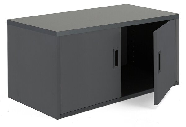 Kancelárska skriňa MODULUS, 400x800x400 mm, čierna
