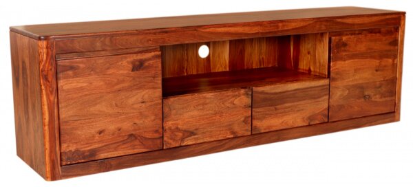 TV stolík Tina 200x60x45 indický masív palisander
