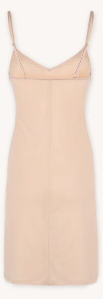 Merino SKIN dlhá spodná košieľka na ramienka – telová (135 g) Veľkosť: L