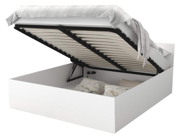 GL Manželská posteľ Dolly s úložným priestorom - biela Rozmer: 180x200
