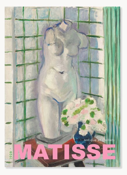 Plagát Henri Matisse - Antique et Oeillets
