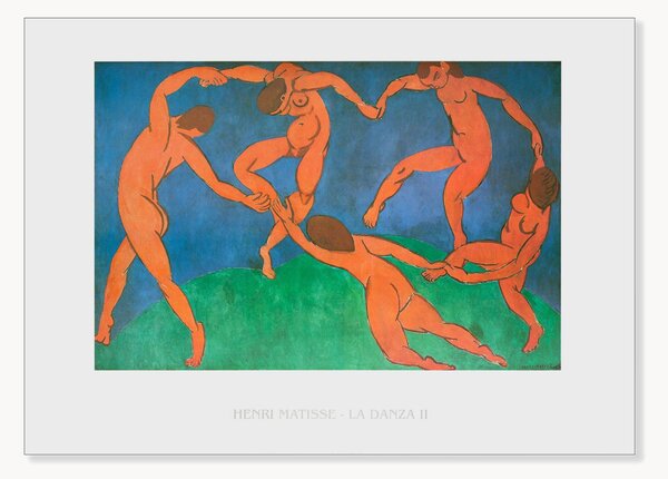 Plagát Henri Matisse - La Danza II