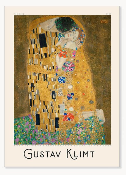 Plagát PSTR Studio x Gustav Klimt - The Kiss