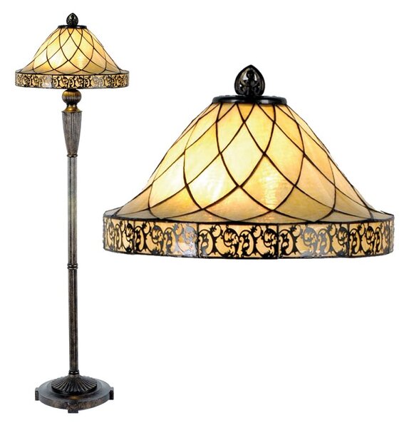 Tiffany lampa stojaca ORNAMENT 46*168