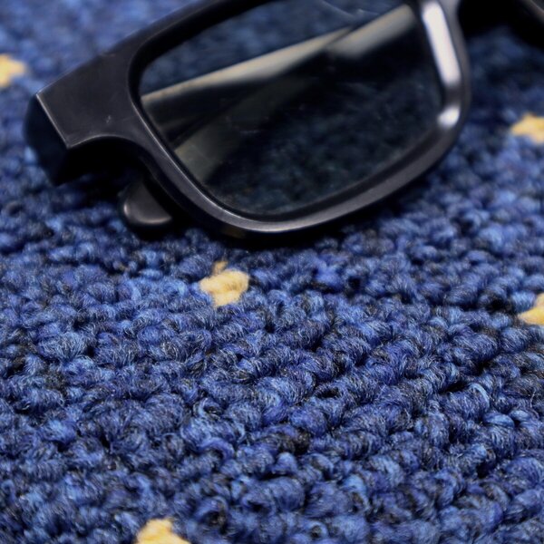 Condor Carpets , Behúň na mieru Udinese modrý, šíre 40 cm, modrá, chodba / predsieň