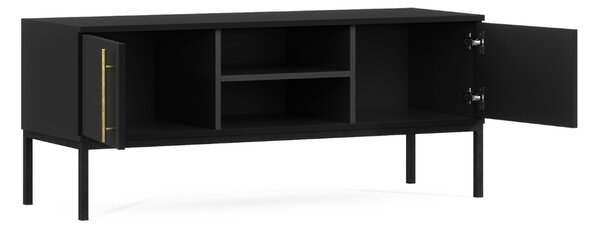 TV stolík LANZZI 120x40 cm, čierny