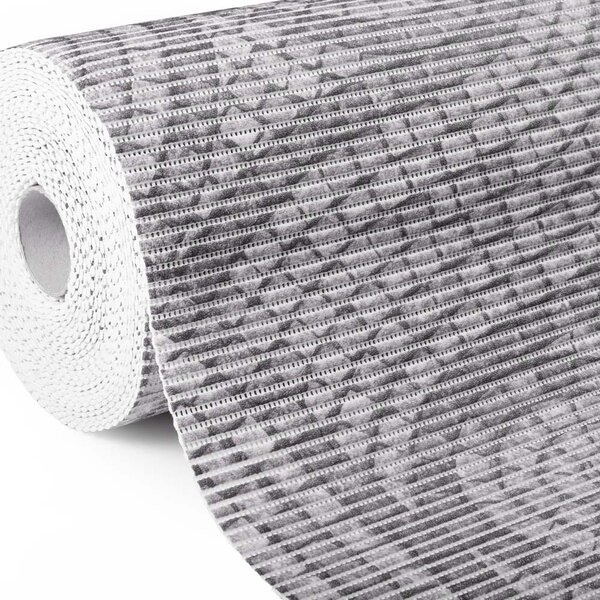 Kúpeľňová penová rohož / predložka PRO-014 Sivá mozaika - metráž šírka 65 cm