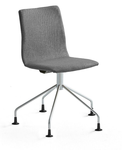 Konferenčná stolička OTTAWA, pavúčia podnož, šedá