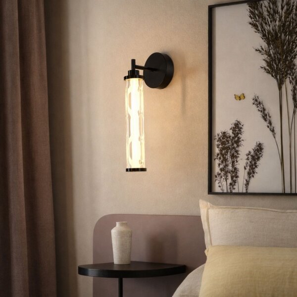 LED nástenné svietidlo CORTE LED/10W/230V čierne