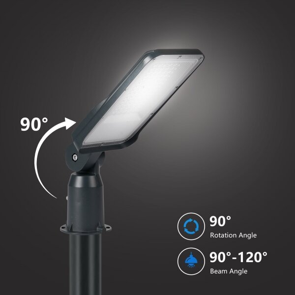Brilagi - LED vonkajšie svietidlo so stĺpom a káblom 3 m URBANLIGHT LED/50W/230V antracit IP65