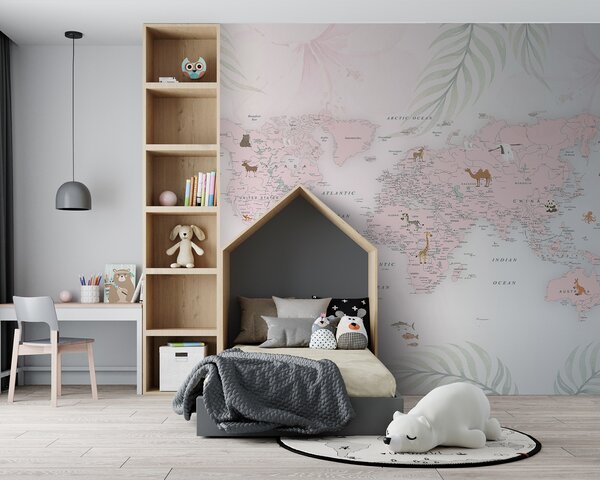 Tapety Ruže a pauza, Fototapety mapy sveta, Fototapety detské mapy sveta, u79832 : Uwalls.sk