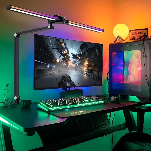 Brilagi - LED RGB stmievateľná dotyková stolná lampa VARIO LED/18W/230V 3000-6500K CRI 96