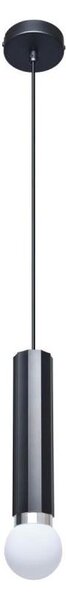 ITALUX PND-33849-1-BK - Závesné svietidlo na lanku MACERA 1xE27/40W/230V čierne