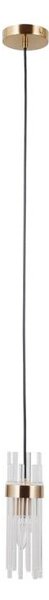 ITALUX PND-40760-1-HBR - Luster na lanku TARASO 1xE14/40W/230V zlatý