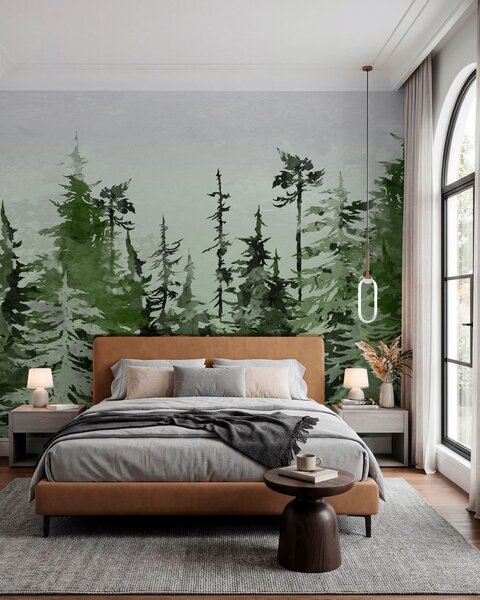 Tapety Jedol umeleckú kresbu akvarelom, Fototapety s prírodnými motívmi, u75173 : Uwalls.sk