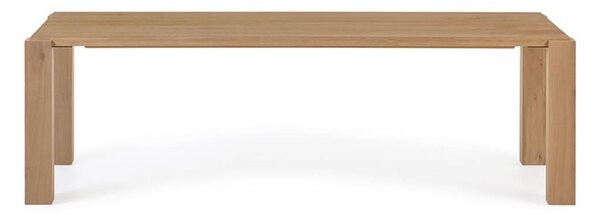 MUZZA Jedálenský stôl anira 220 x 110 cm dubový