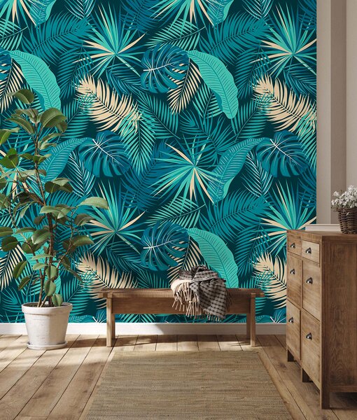 Tapety Palmové listy tropickej džungle, Fototapety s prírodnými motívmi, Fototapety palmové listy, u74835 : Uwalls.sk