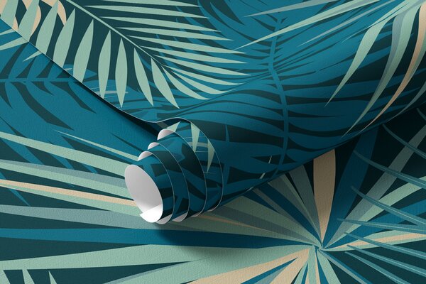 Tapety Palmové listy tropickej džungle, Fototapety s prírodnými motívmi, Fototapety palmové listy, u74835 : Uwalls.sk