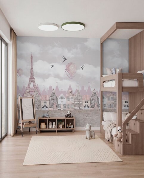 Tapety Malý parížsky príbeh, Detské fototapety, Fototapety pre dievčatá, u94128 : Uwalls.sk