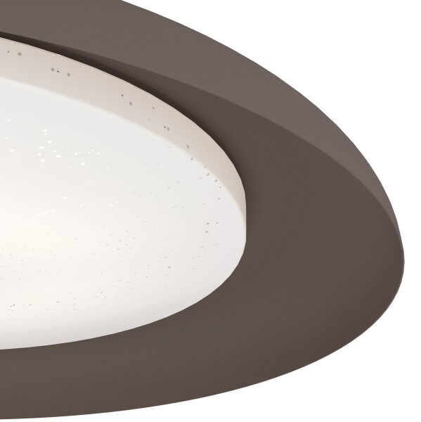 Eglo 99704 - LED stropné svietidlo PENJAMO LED/17,1W/230V hnedé
