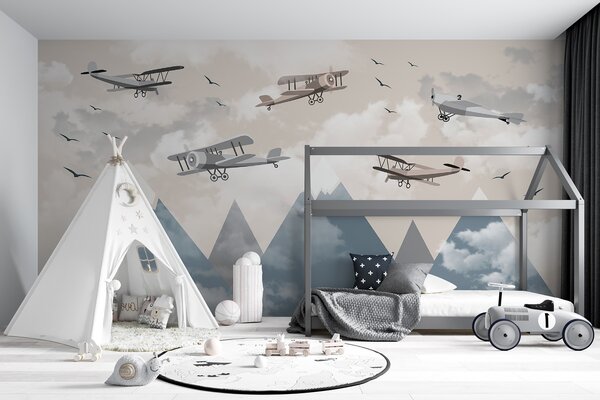 Tapety Dvojplošníky nad štítmi, Detské fototapety, Fototapety pre chlapcov, u94221 : Uwalls.sk