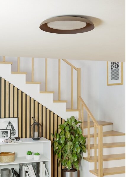 Eglo 99704 - LED stropné svietidlo PENJAMO LED/17,1W/230V hnedé